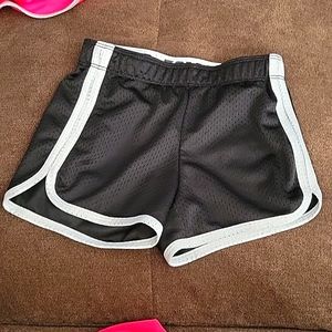 Black mesh Justice girls shirts size 6/7